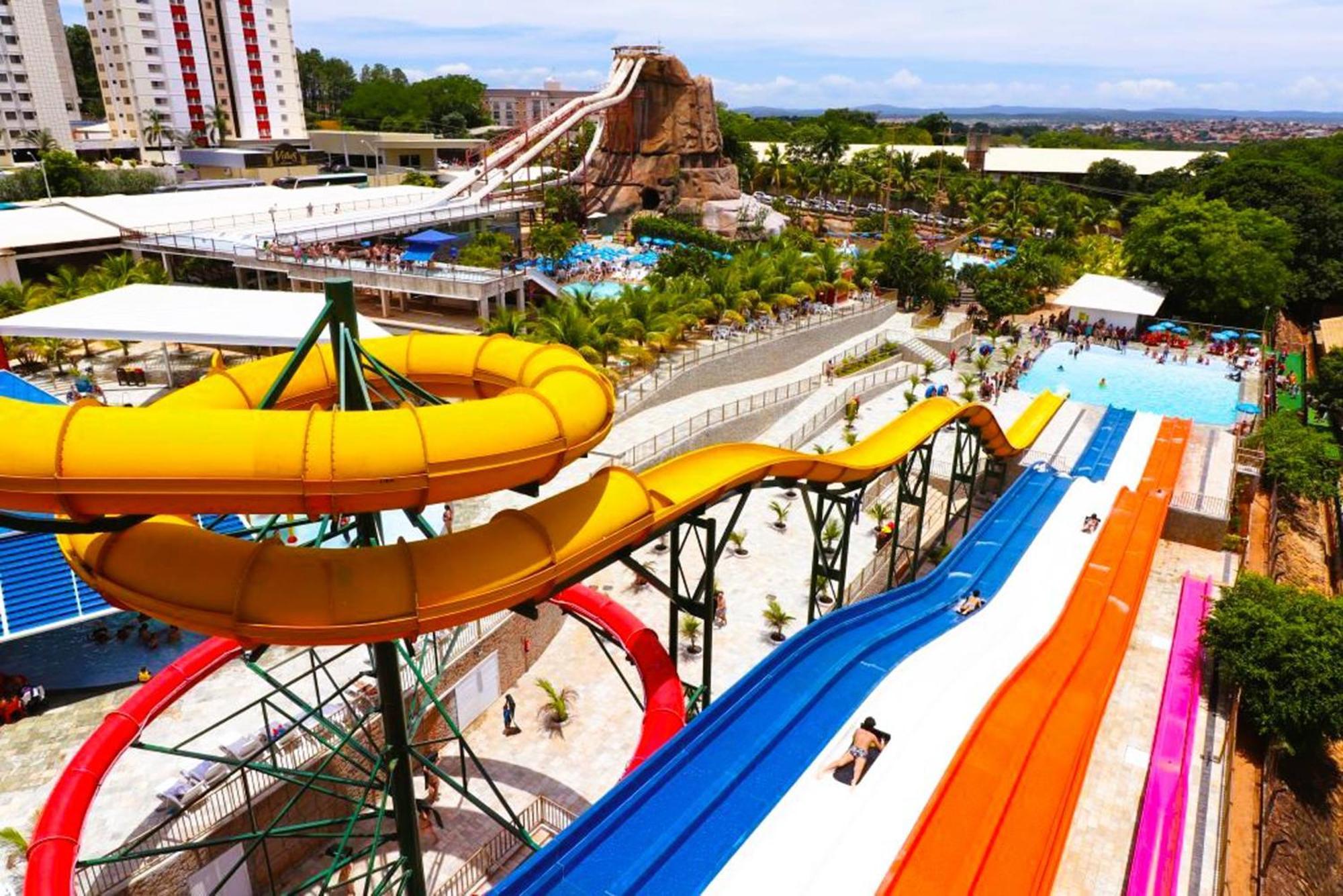 קאלדס נובאס Piazza Diroma - Cortesia Park Diroma, Splash E Slide מראה חיצוני תמונה